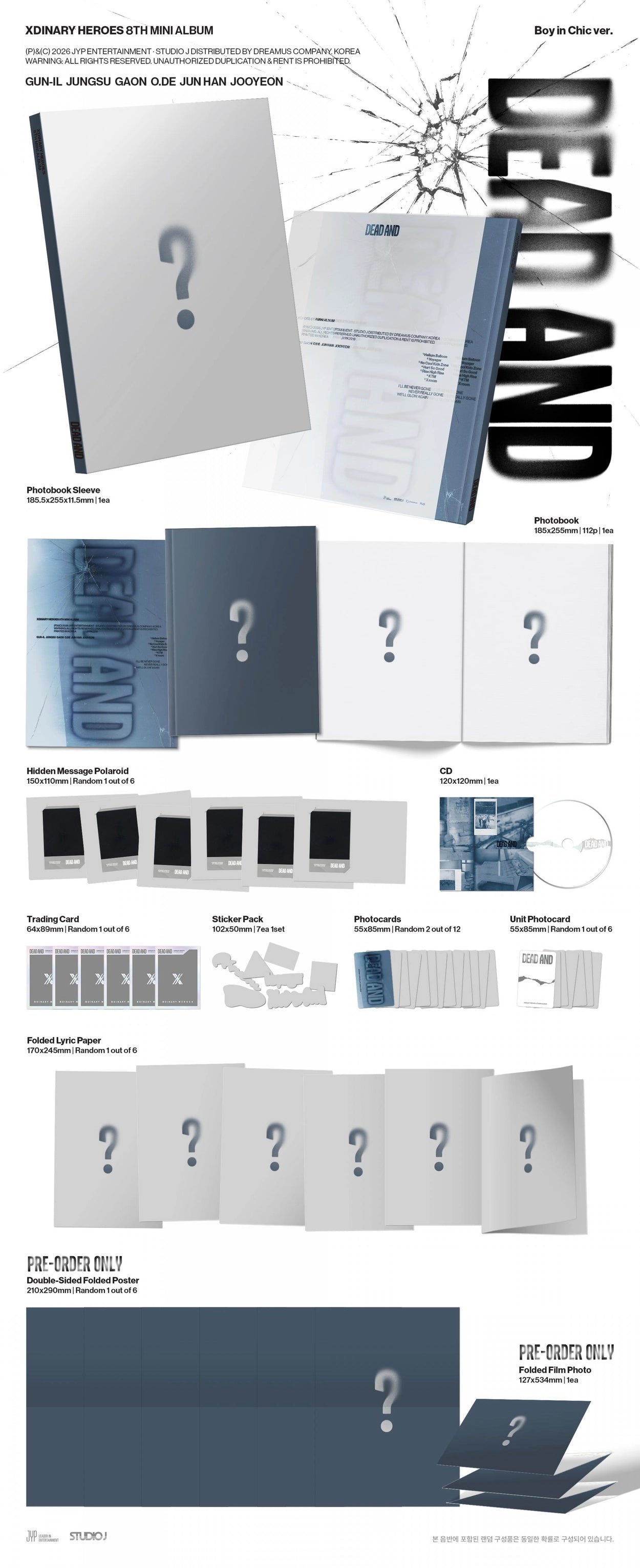 XDINARY HEROES - DEAD AND (Photobook Ver.)