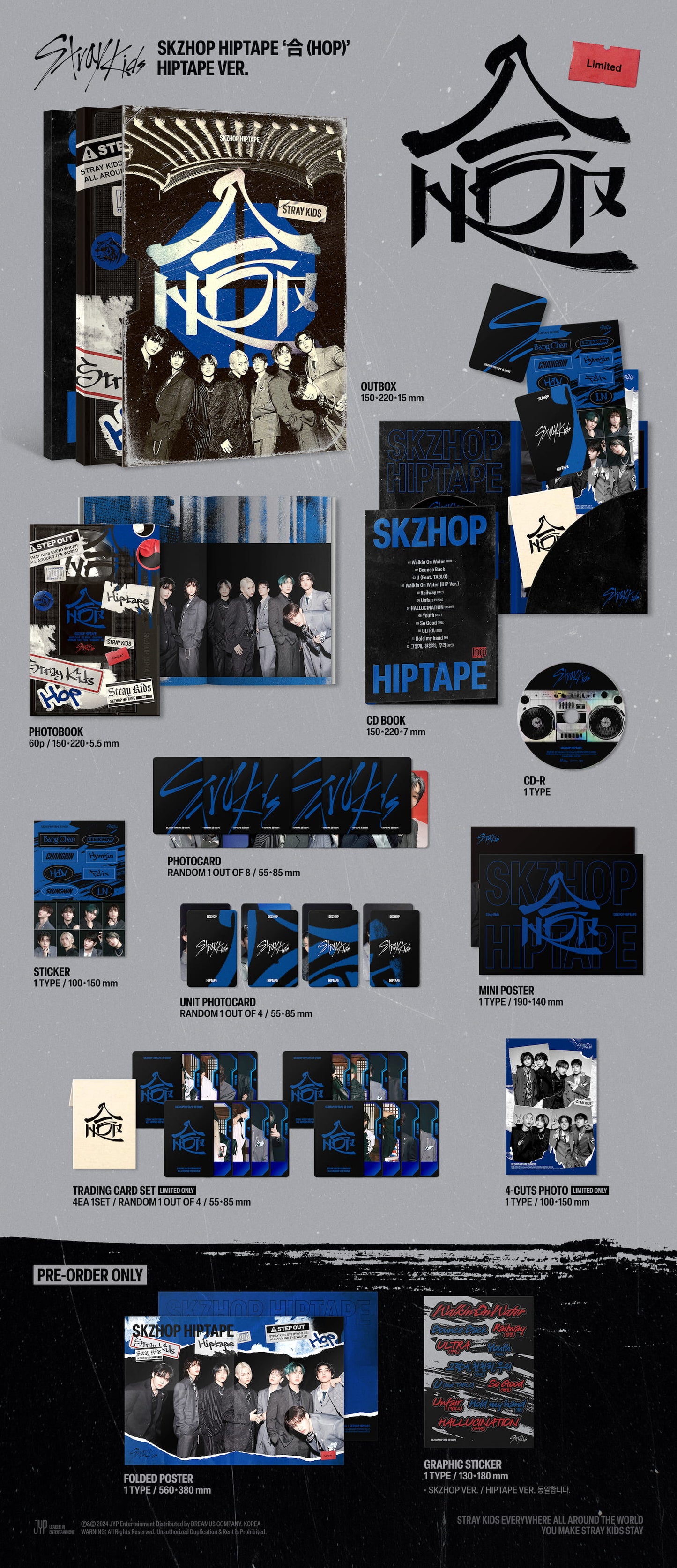 Stray Kids - SKZHOP HIPTAPE HOP (HIPTAPE/LIMITED Ver.)