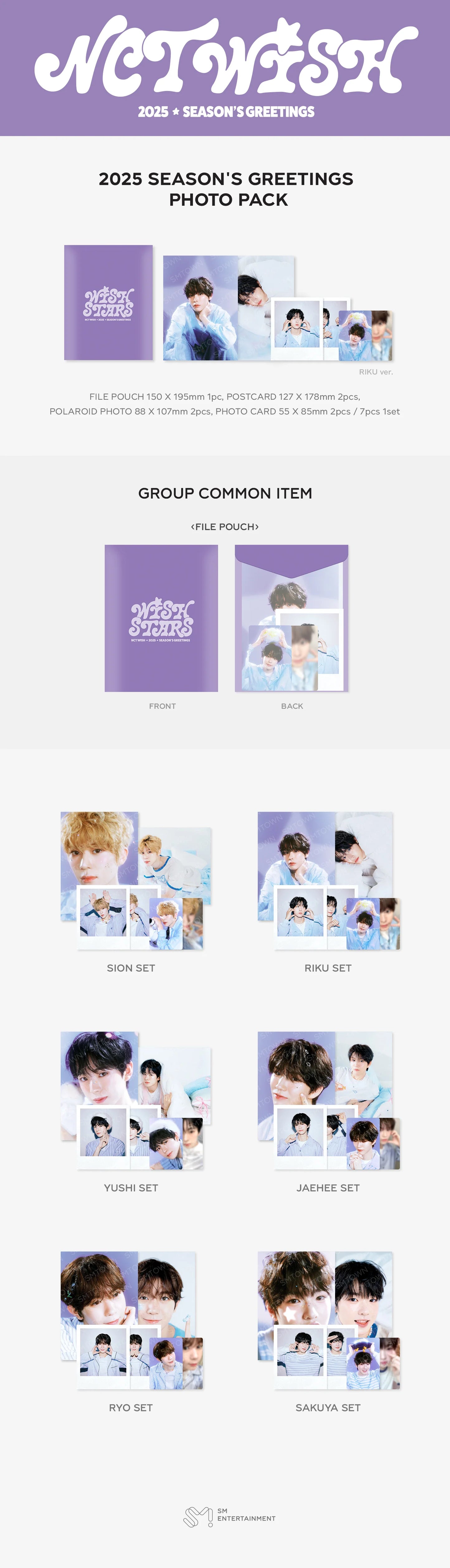 NCT Wish - Season's Greetings 2025 Photo Pack