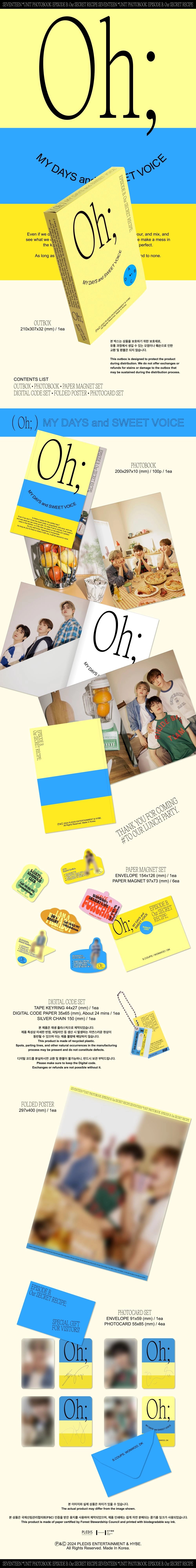 SEVENTEEN - Episode: Oh, My Days And Sweet Voice (Photobook)