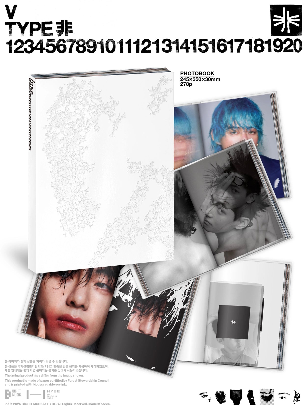 V (BTS) - TYPE 非 PHOTOBOOK