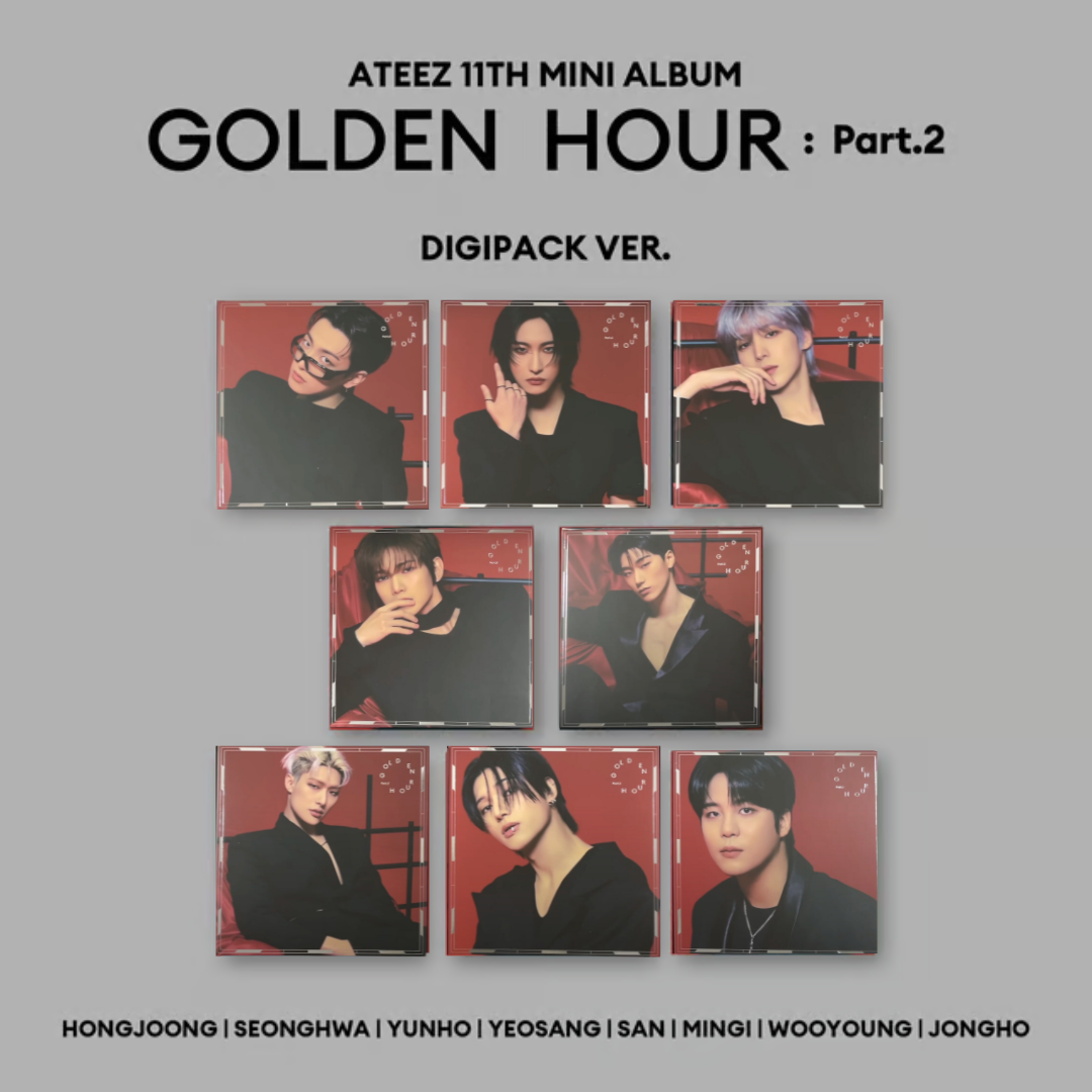 ATEEZ - GOLDEN HOUR PART. 2 (Digipak Ver) – K Stars ATEEZ - GOLDEN HOUR PART. 2 (Digipak Ver) – K Stars
