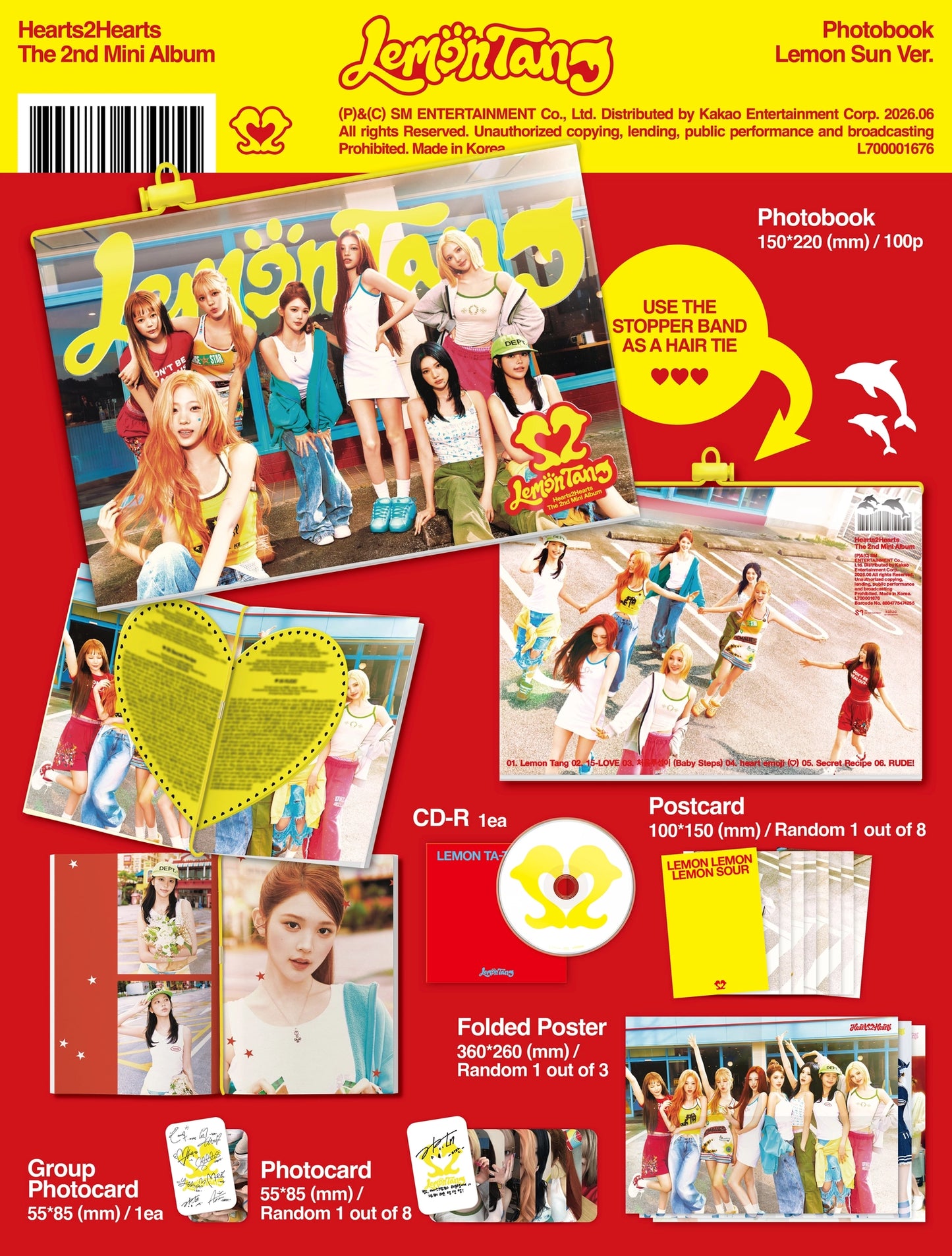 Hearts2Hearts - Lemon Tang (Photobook Ver.)