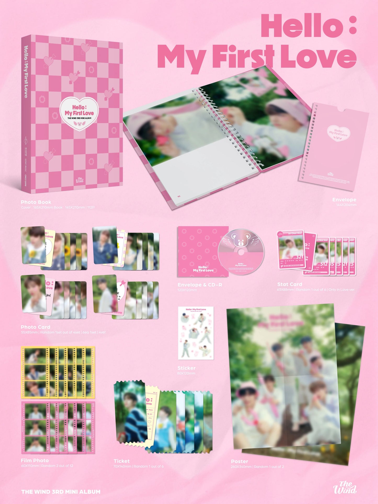 The Wind - Hello My First Love (Photobook Ver)