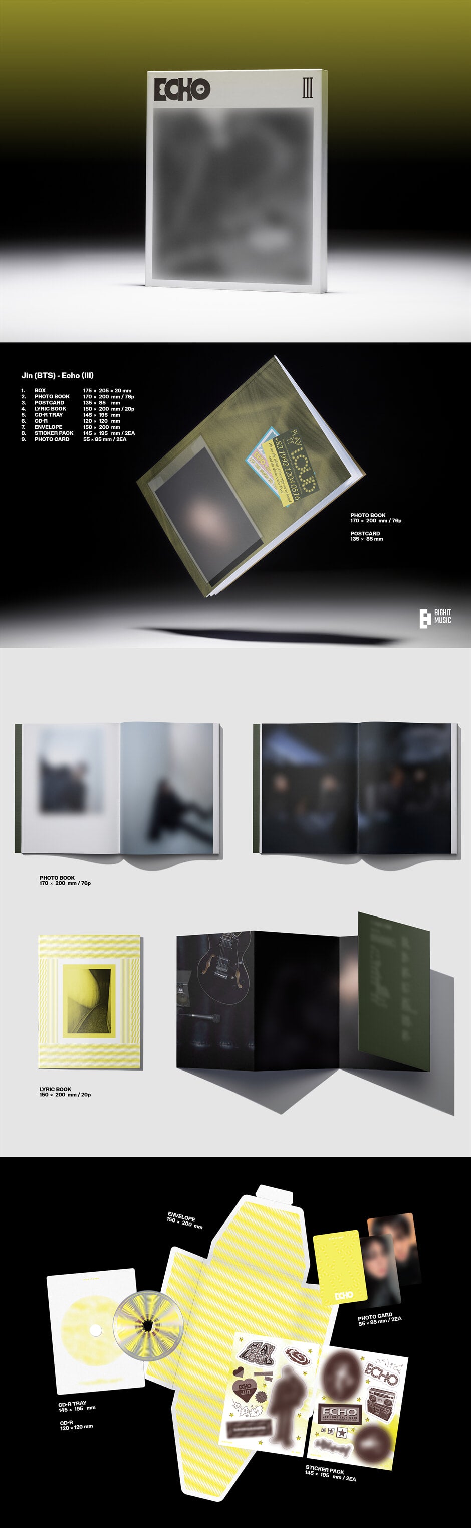 JIN - Echo (Photobook Ver.)