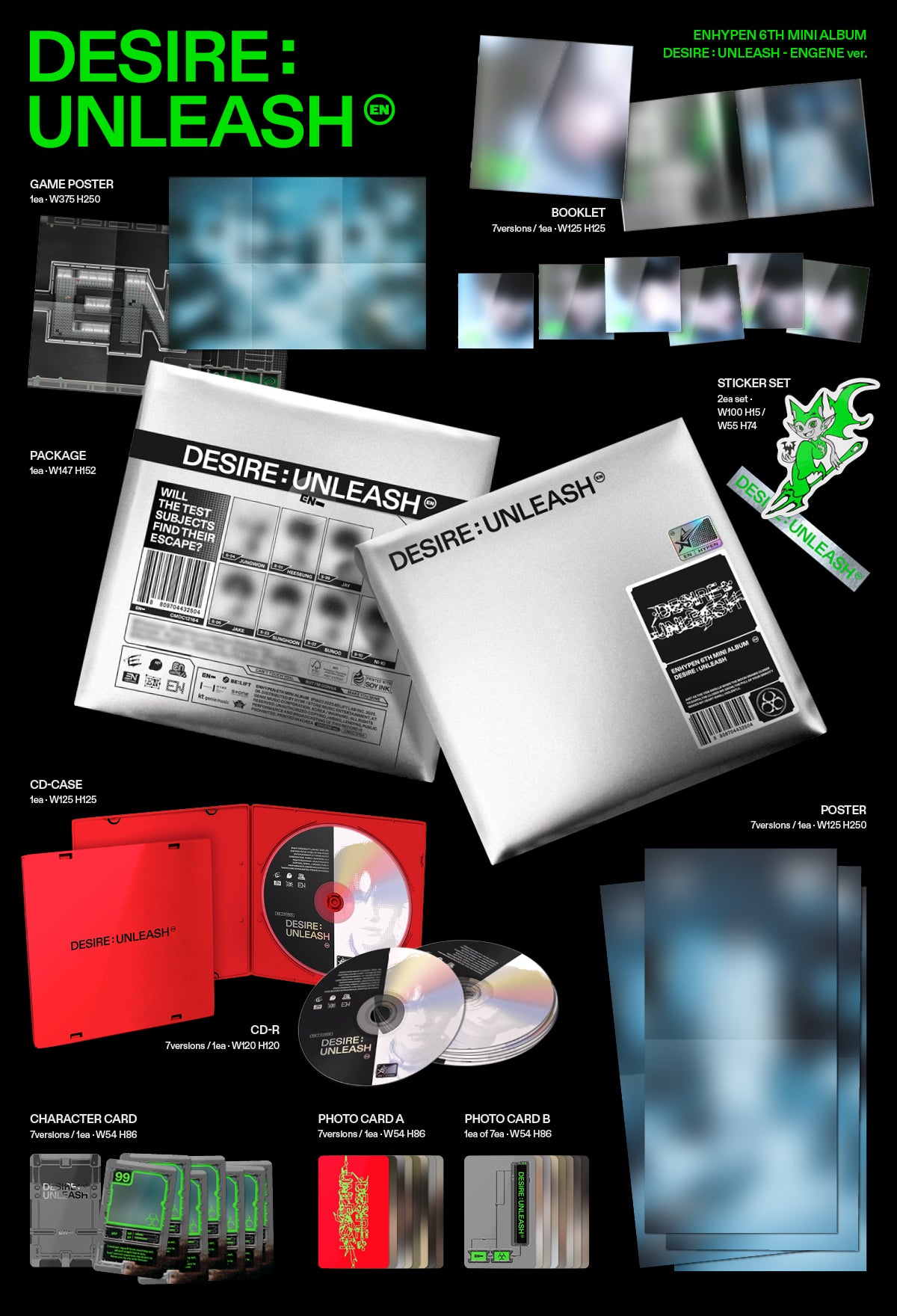 ENHYPEN - DESIRE : UNLEASH (ENGENE Ver.)