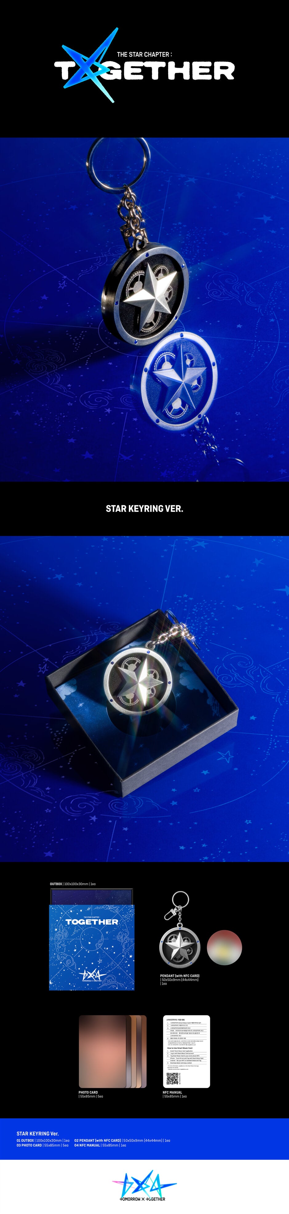 TXT - THE STAR CHAPTER : TOGETHER (Star Keyring Ver.)