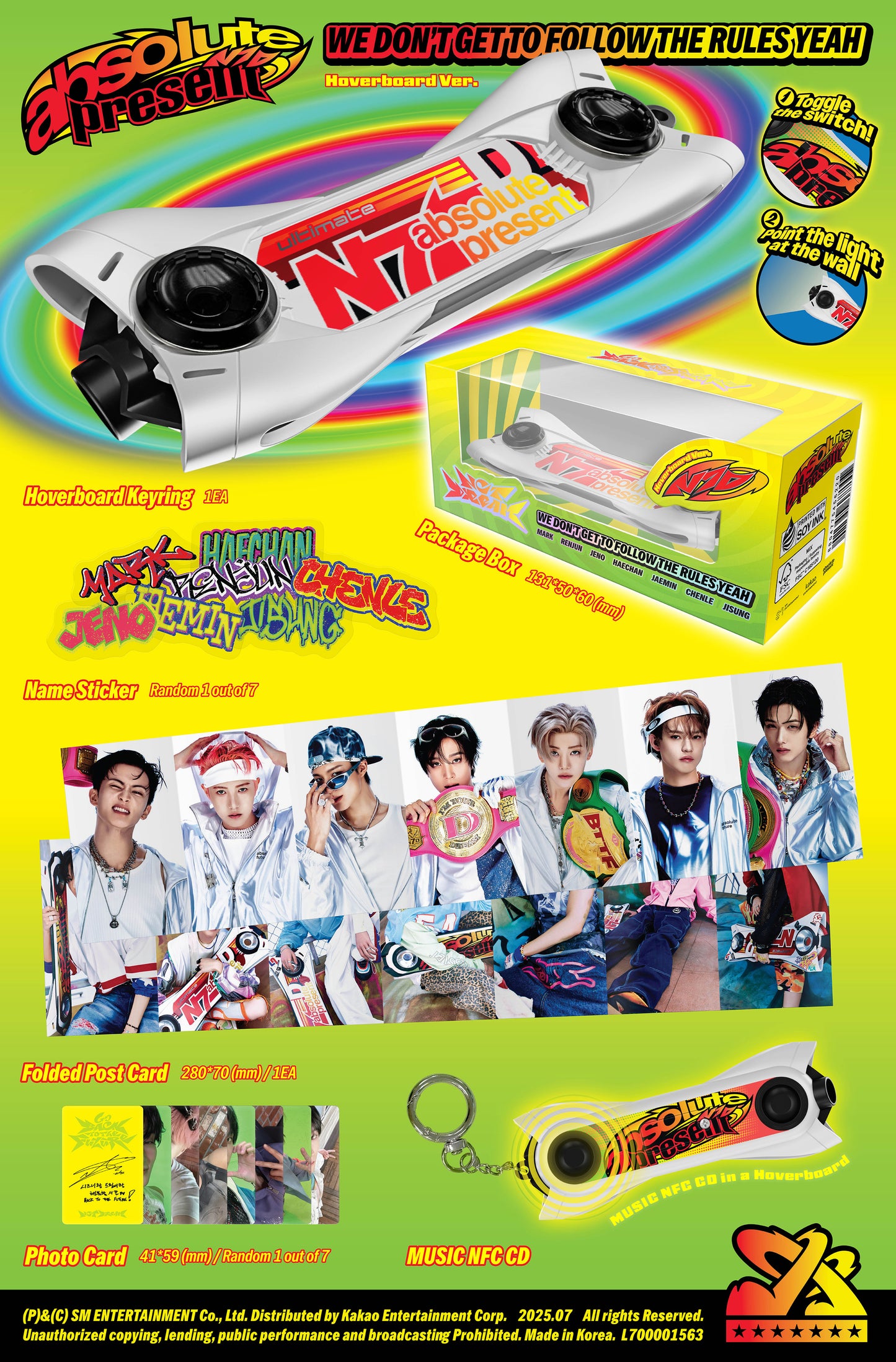 NCT DREAM - GO BACK TO THE FUTURE (Hoverboard Ver./Smart Album)