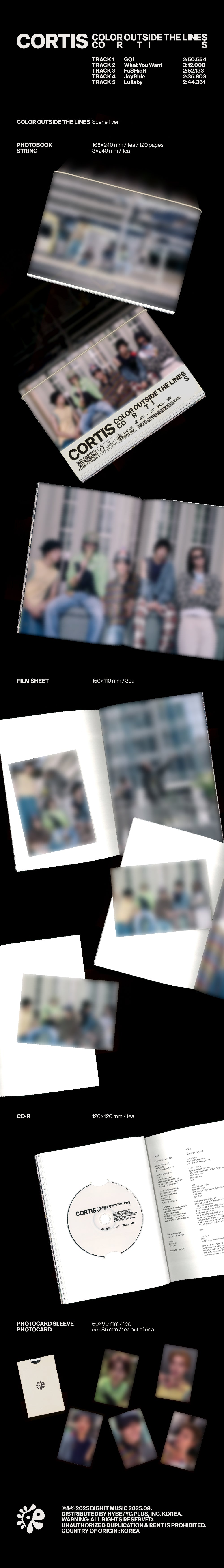 CORTIS - COLOR OUTSIDE THE LINES (Photobook Ver.)
