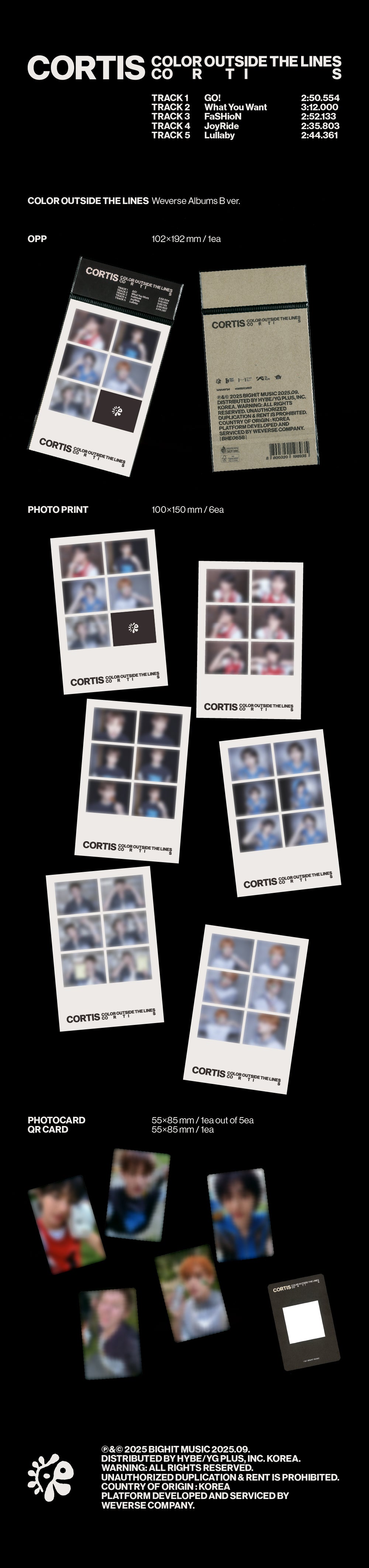 CORTIS - COLOR OUTSIDE THE LINES (Weverse Album Ver.)