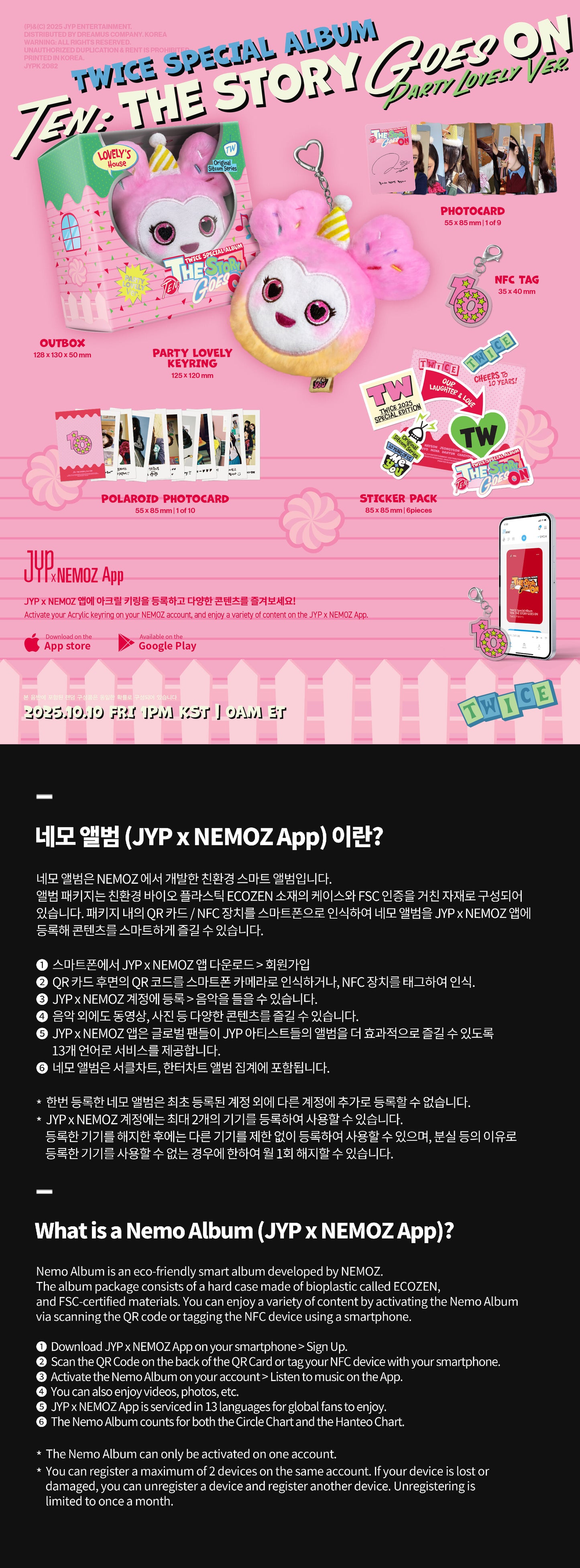 TWICE - TEN: The Story Goes On (Party Lovely Ver.)