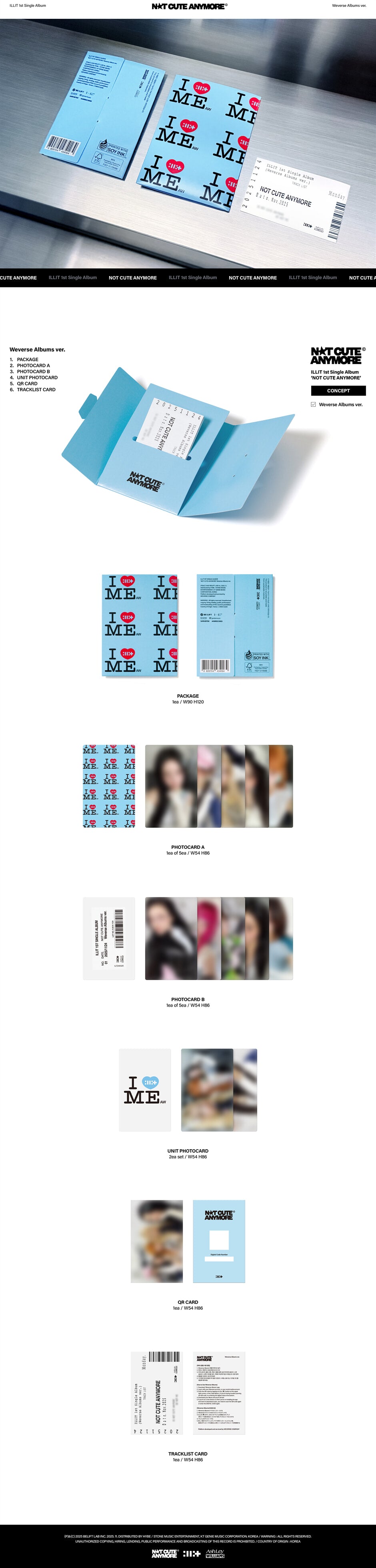 ILLIT - NOT CUTE ANYMORE (Weverse Albums Ver.)