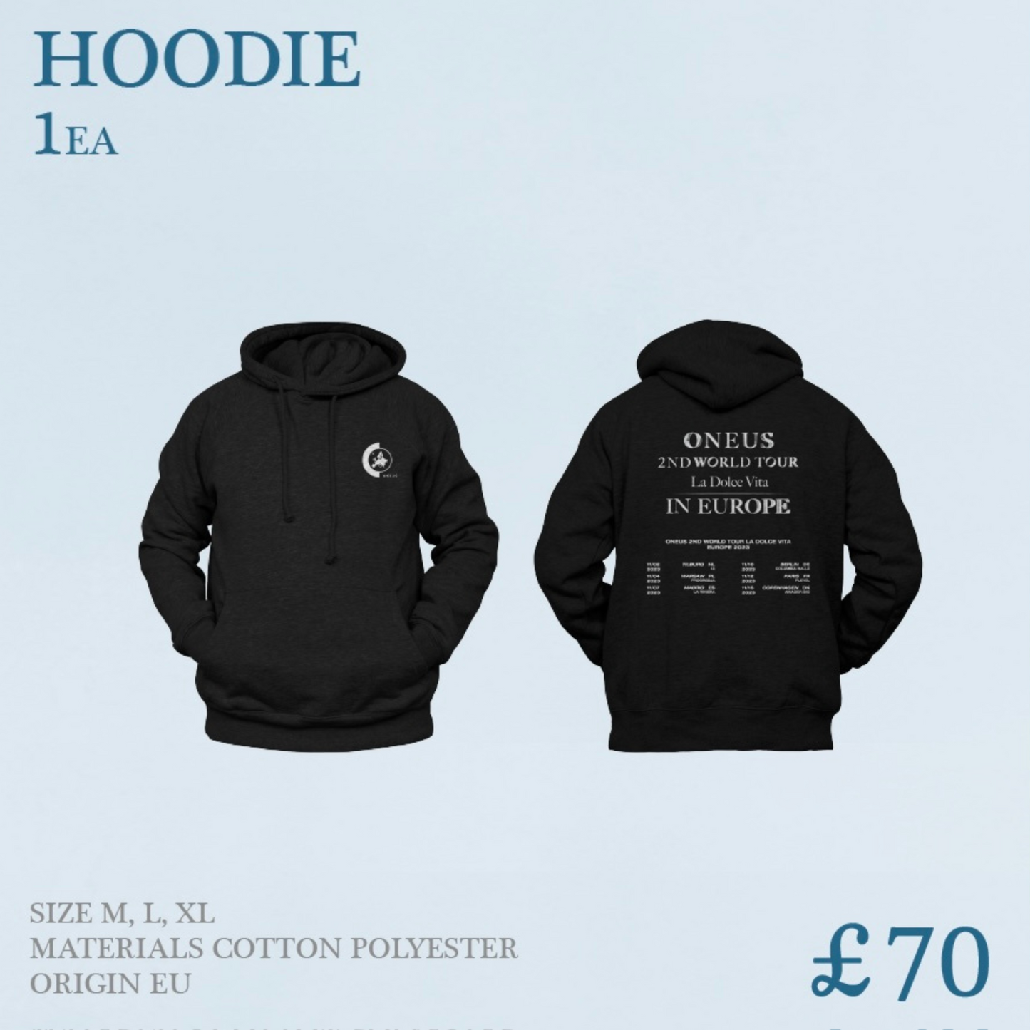 ONEUS 'LA DOLCE VITA' OFFICIAL TOUR MERCH - Hoodie