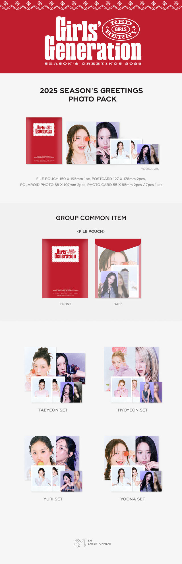 Girls' Generation - Season's Greetings 2025 Photo Pack