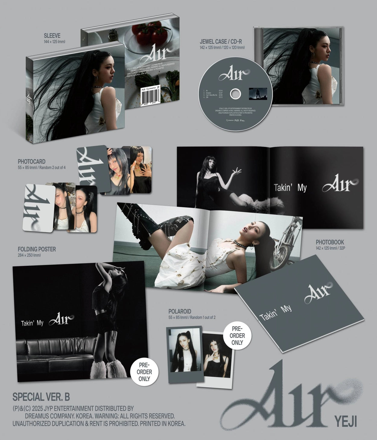 YEJI - AIR (Special Ver)