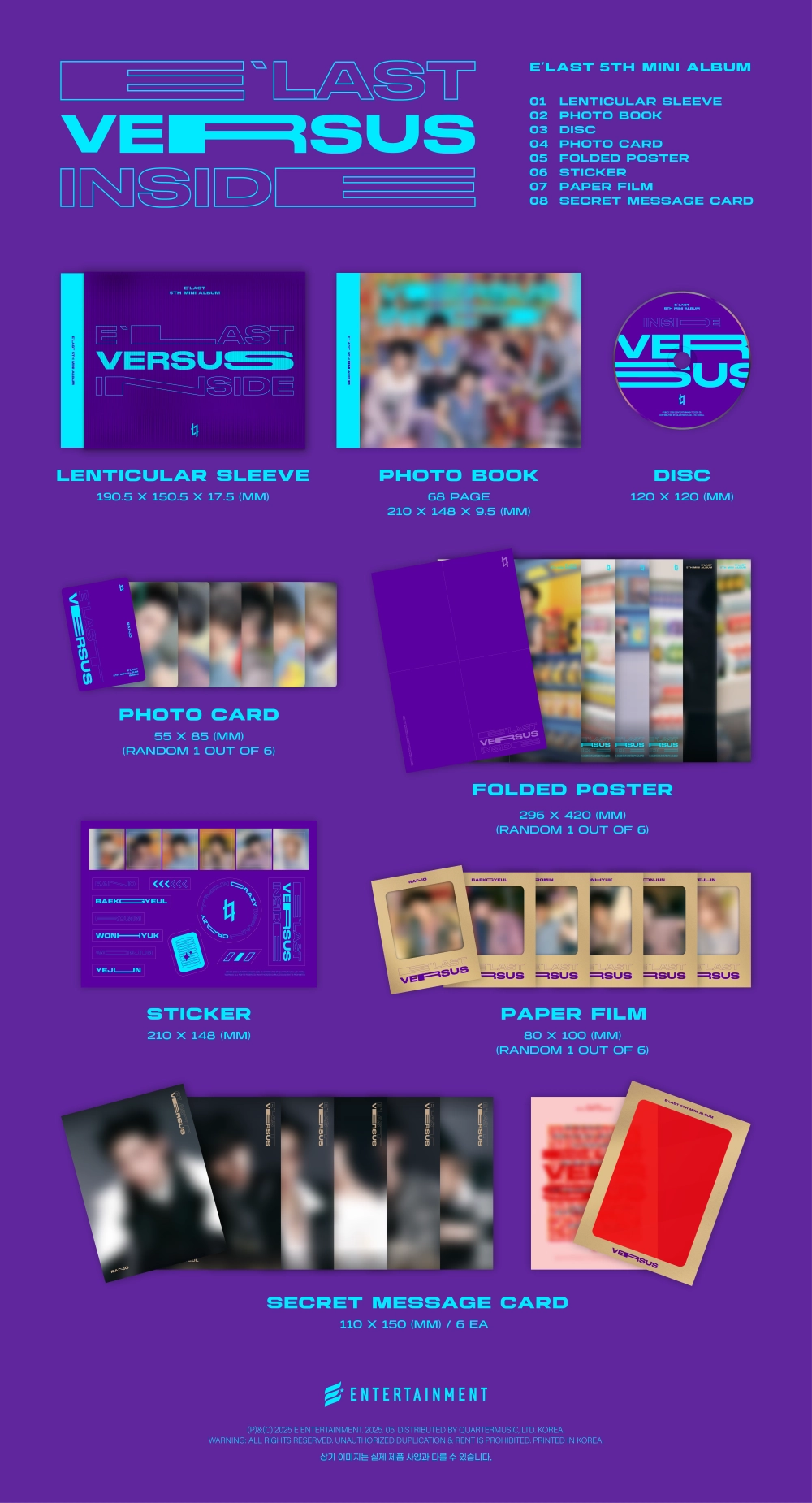 E'LAST - VERSUS (Photobook Ver.)