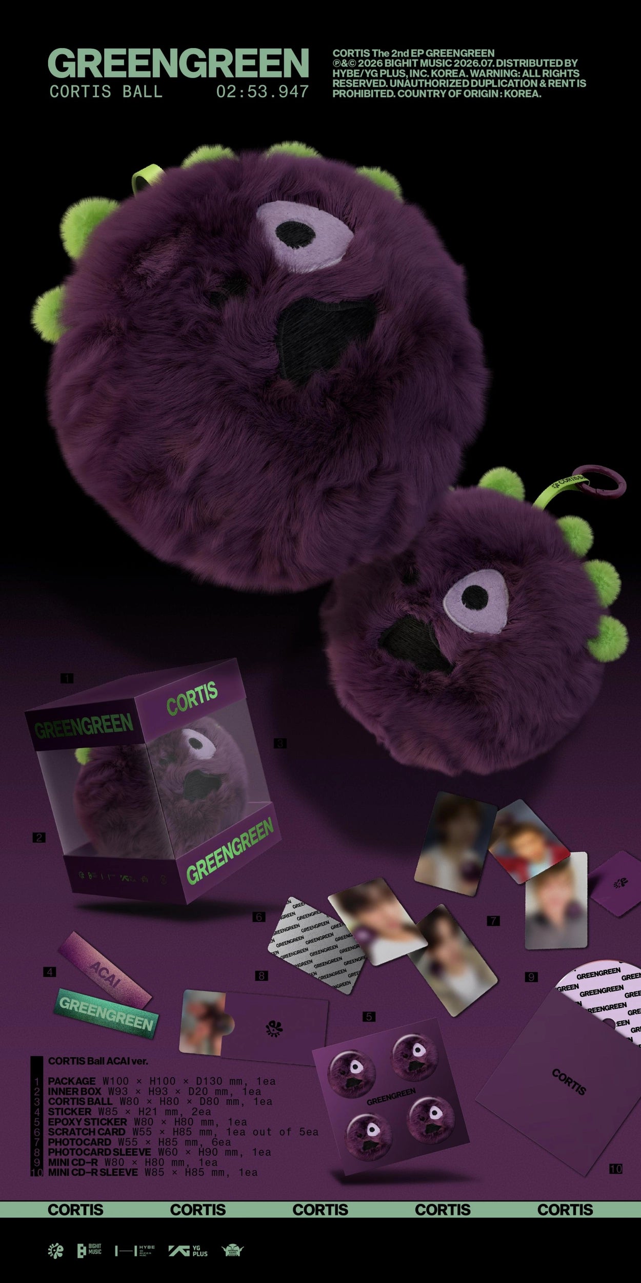 CORTIS - GREENGREEN (CORTIS Ball Ver.)