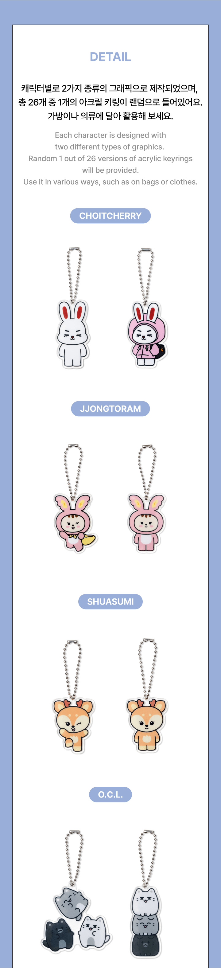 SEVENTEEN 'MINITEEN' - LUCKY DRAW RANDOM KEYRING