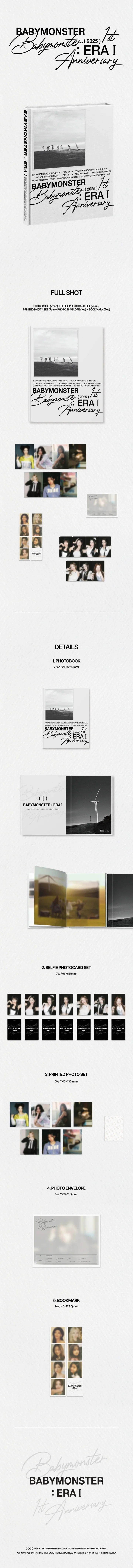 BABYMONSTER - ERA I BABYMONSTER 1st Anniversary Photobook