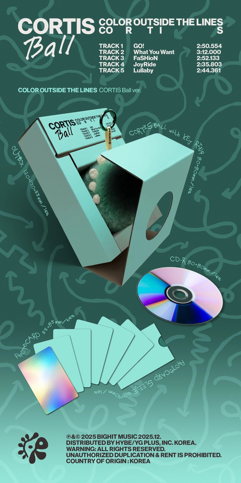 CORTIS - COLOR OUTSIDE THE LINES (CORTIS Ball Ver.)