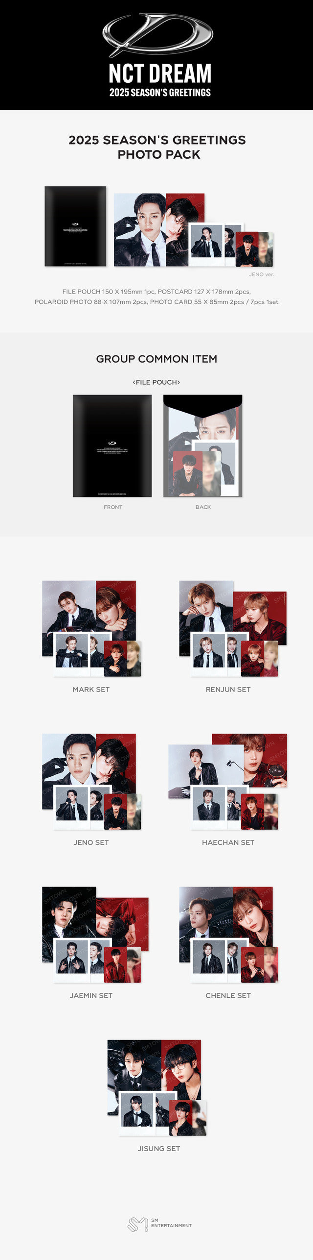 NCT Dream - Season's Greetings 2025 Photo Pack