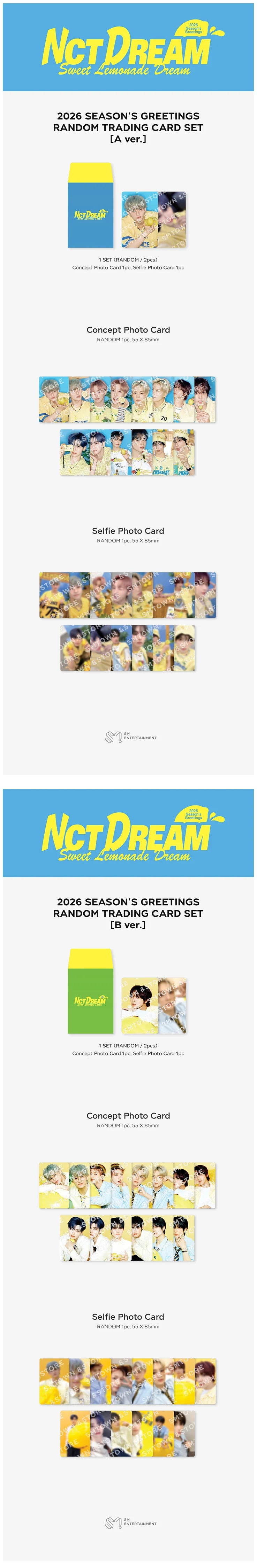 NCT Dream - 2026 Season's Greetings Trading Cards