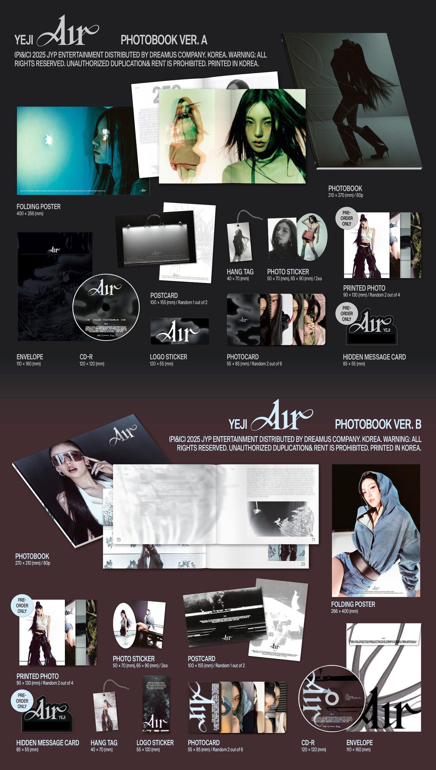 YEJI - AIR (Photobook Ver)