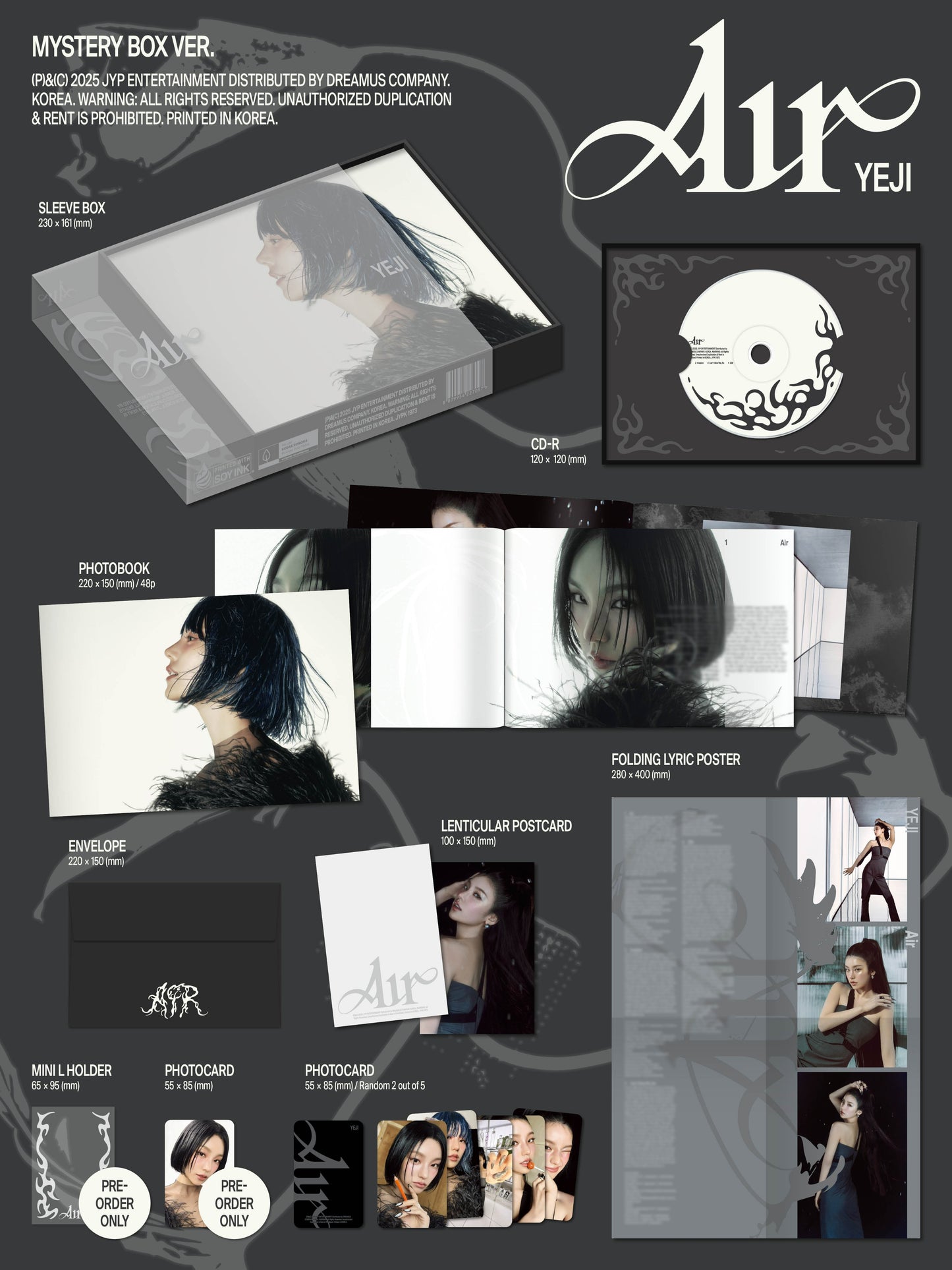 YEJI - AIR (Mystery Box Ver)