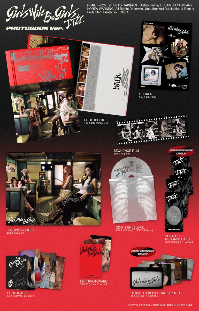 ITZY - Girls Will Be Girls (Photobook Ver)