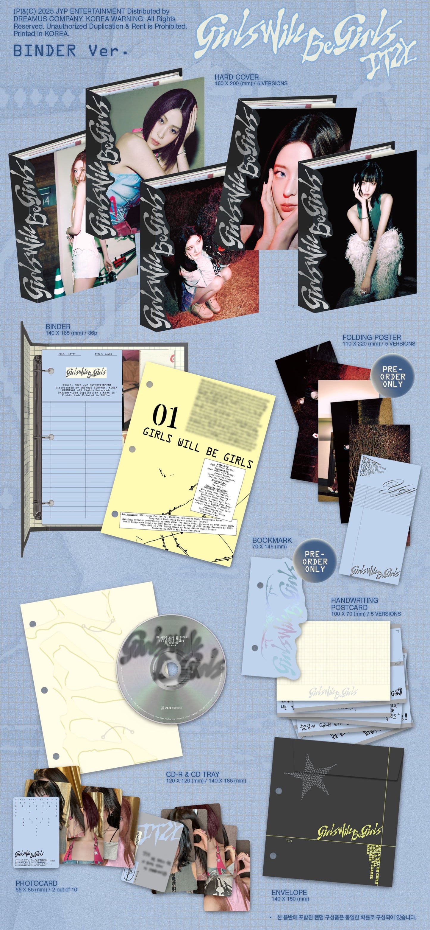 ITZY - Girls Will Be Girls (Binder Ver)