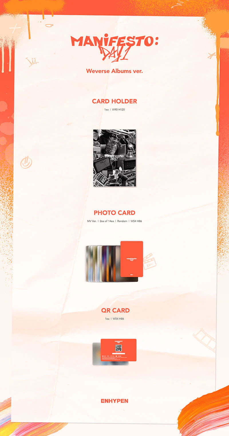ENHYPEN - MANIFESTO: DAY 1 (Weverse Ver.)