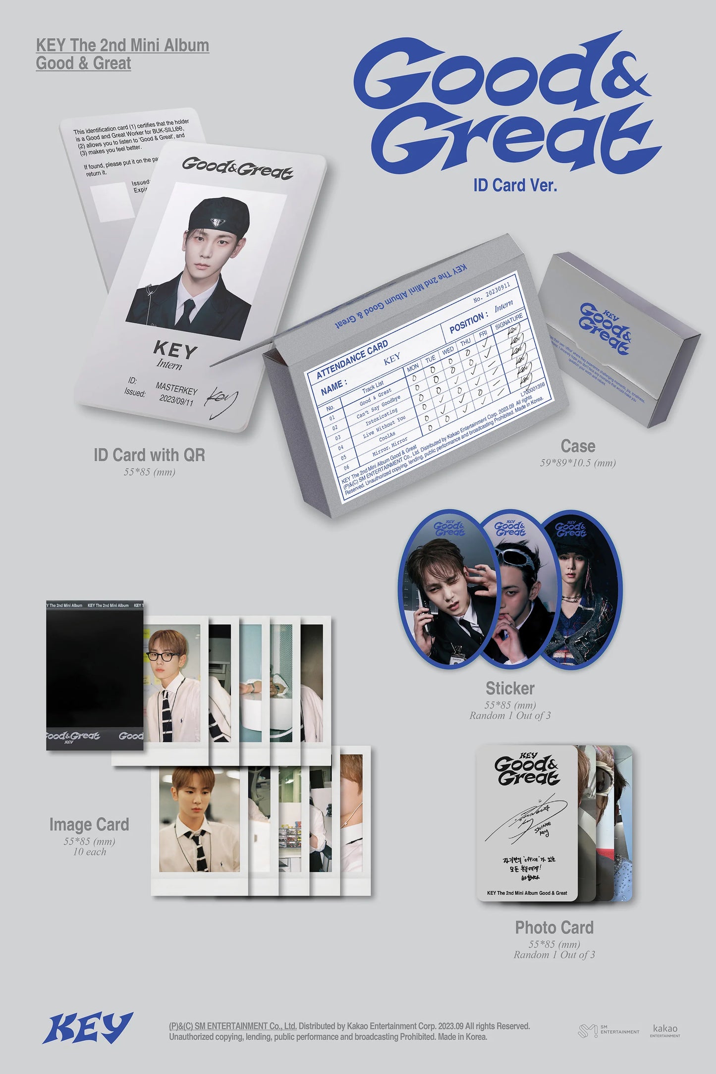 KEY - Good & Great (ID Card Ver.)