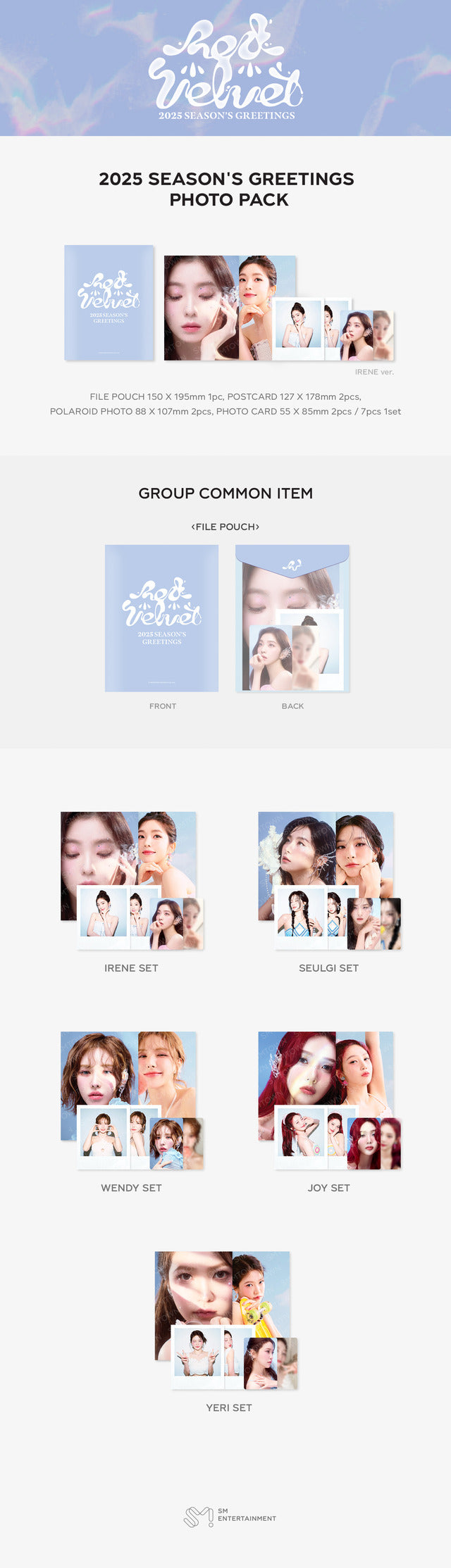 Red Velvet - Season's Greetings 2025 Photo Pack