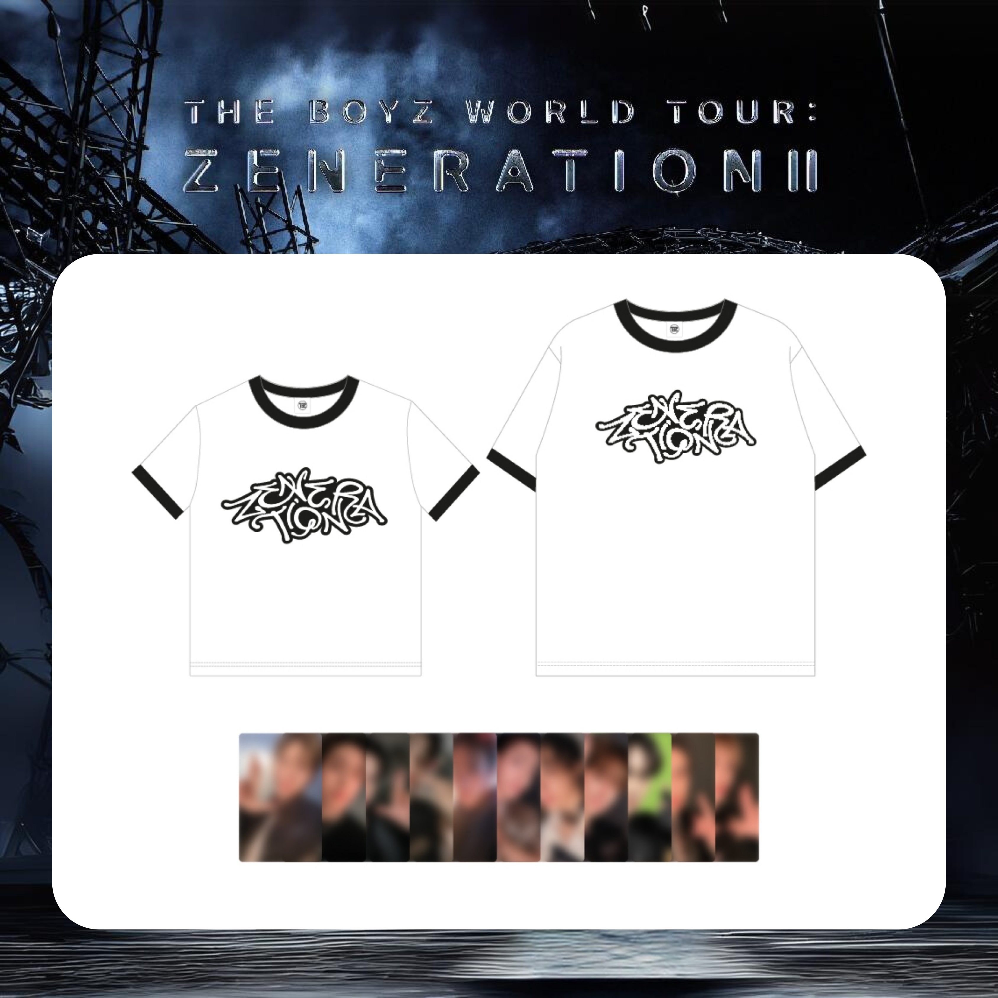 THE BOYZ - WORLD TOUR ZENERATION II T-Shirt – K Stars THE BOYZ - WORLD TOUR ZENERATION II T-Shirt – K Stars