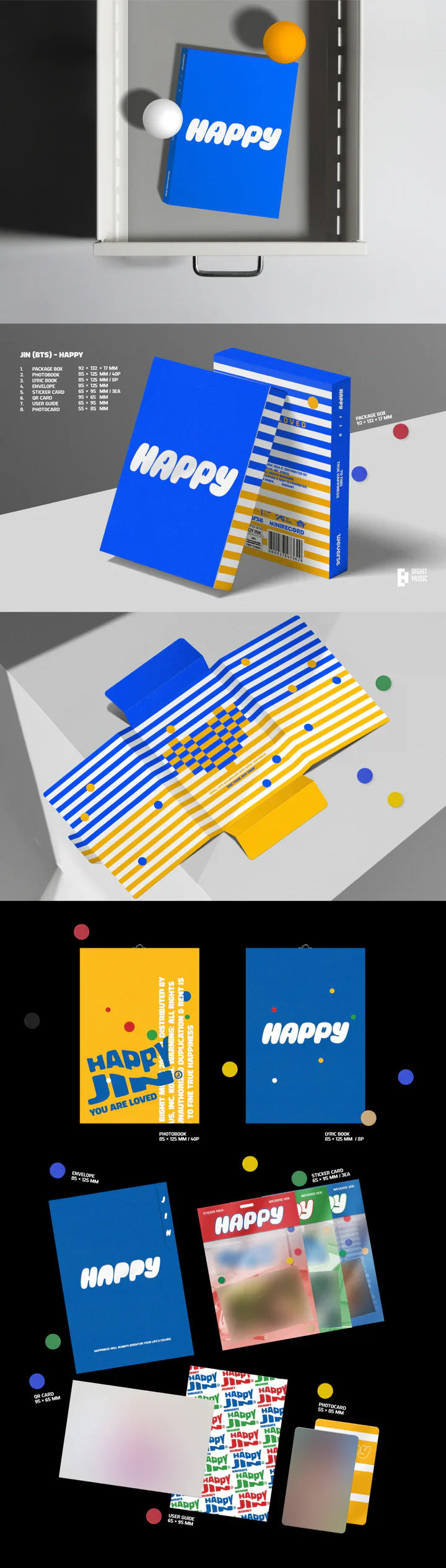 JIN - Happy (Weverse Album Ver.)