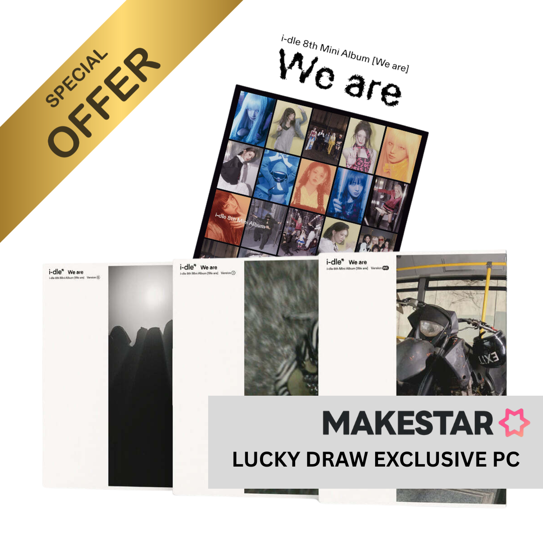 i-dle idle we are ラキドロ makestar I-DLE - We Are [Makestar Lucky Draw Exclusive Photocard] – K Stars