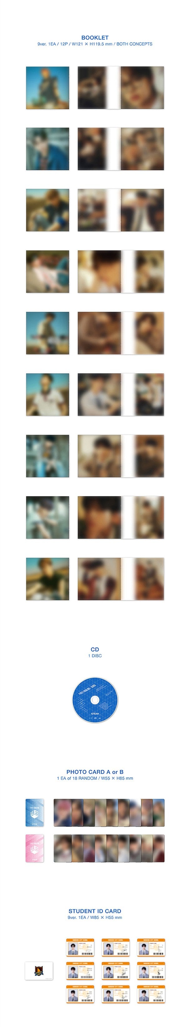 &TEAM - FIRST HOWLING: WE (Solo Jacket ver)