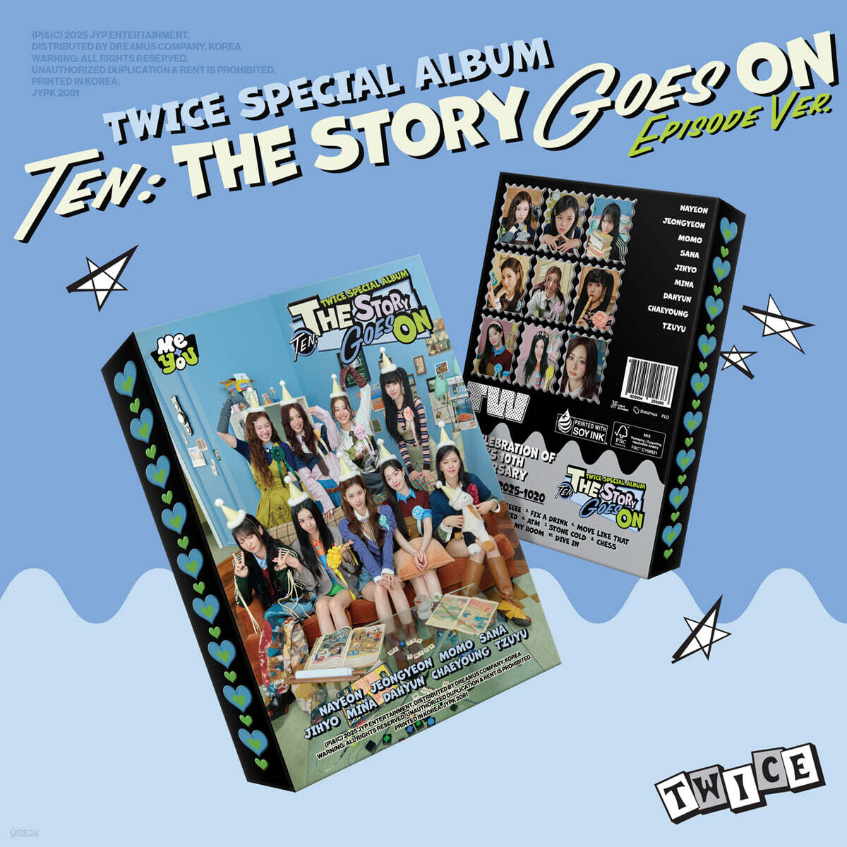 TWICE - TEN: The Story Goes On (EPISODE Ver. /Photobook Ver.) – K