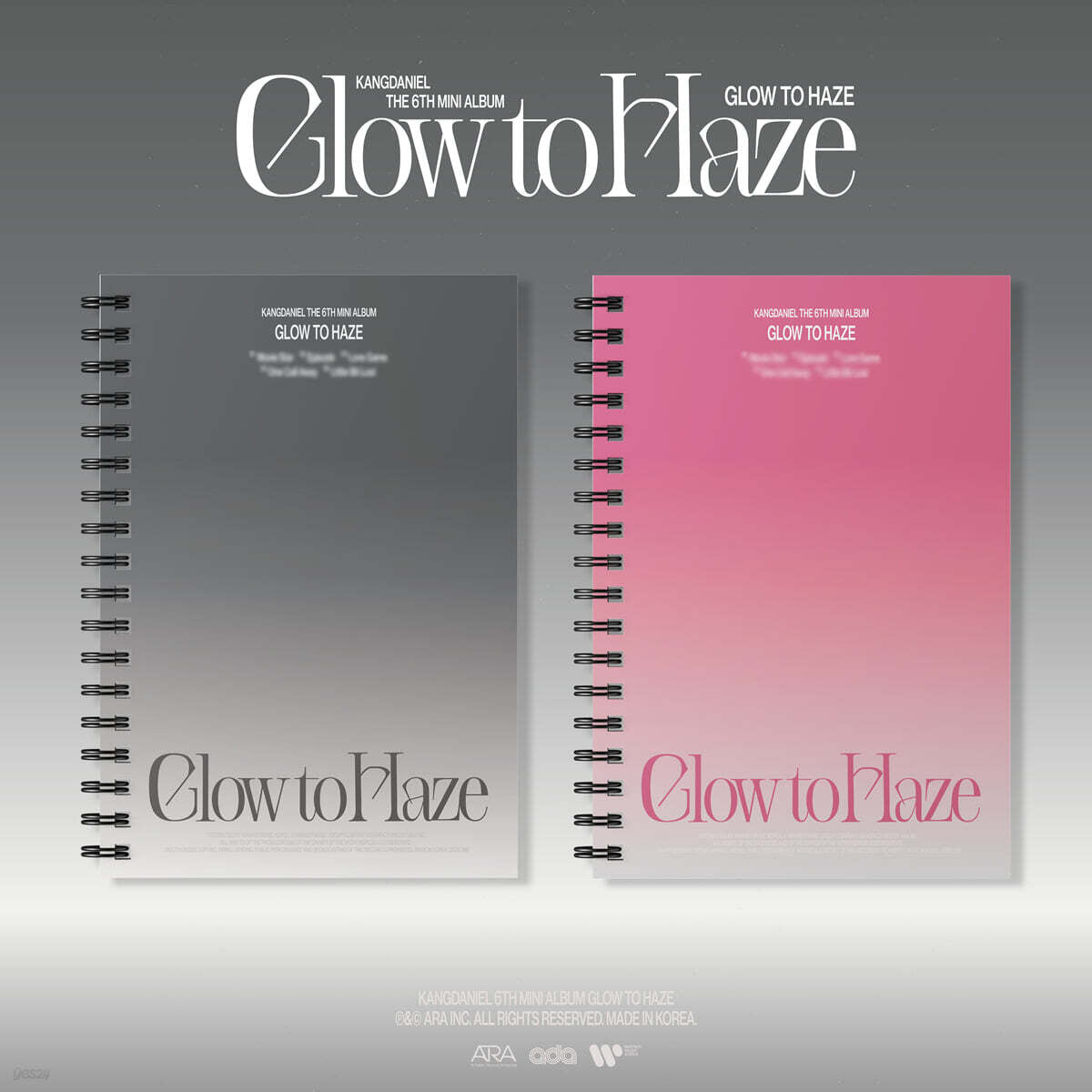 KANG DANIEL - GLOW TO HAZE (Photobook Ver)