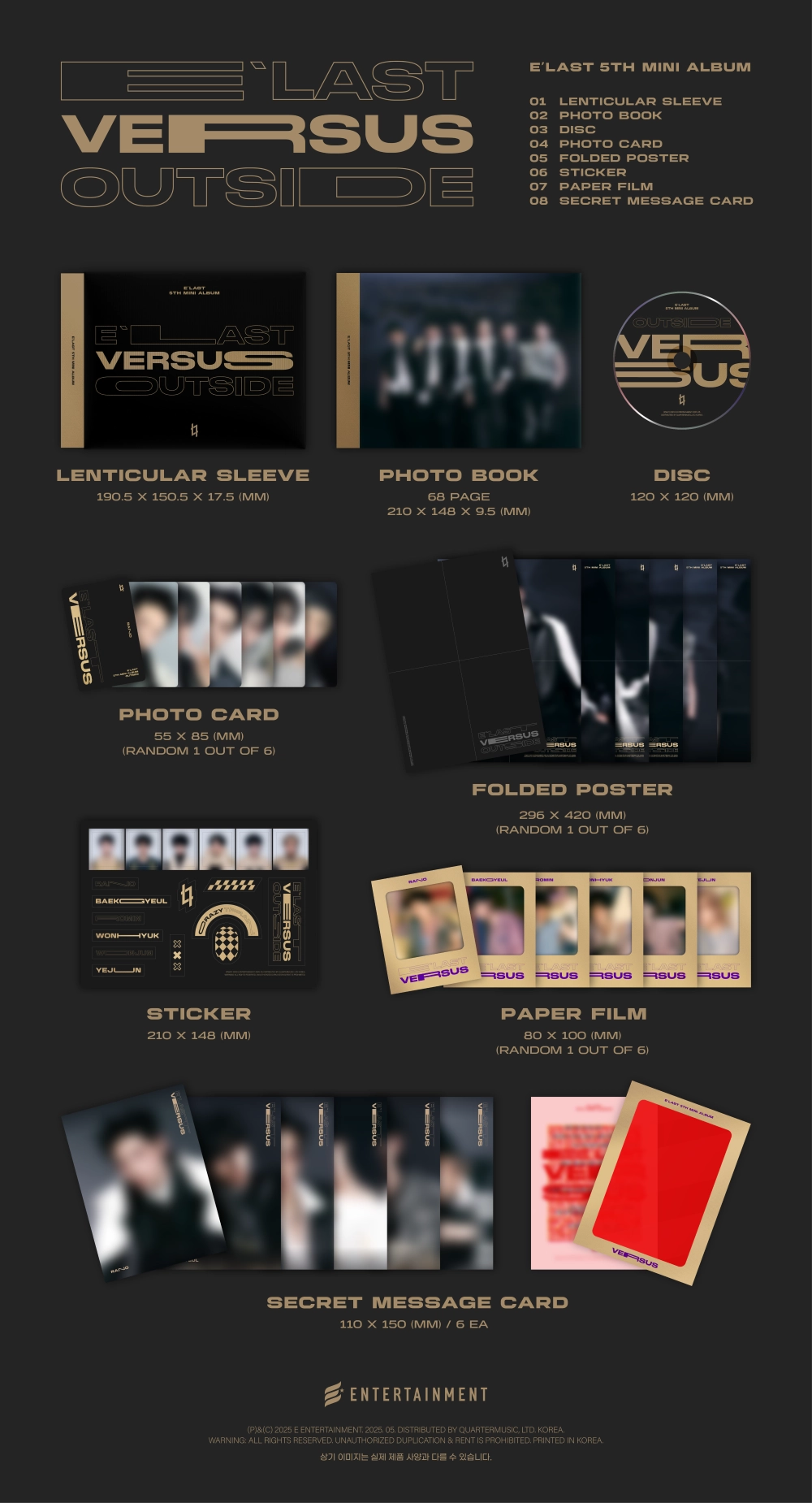 E'LAST - VERSUS (Photobook Ver.)