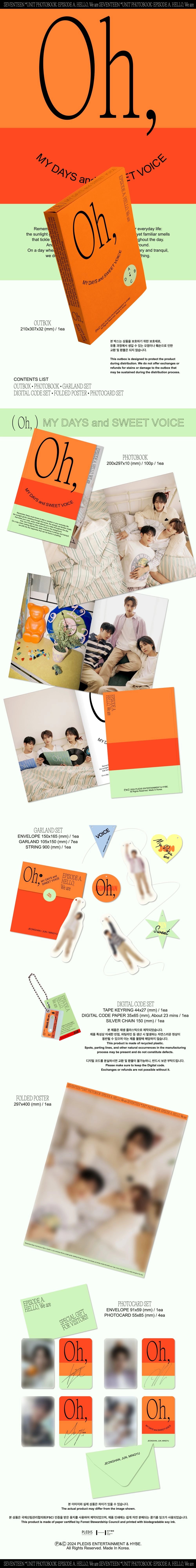 SEVENTEEN - Episode: Oh, My Days And Sweet Voice (Photobook)