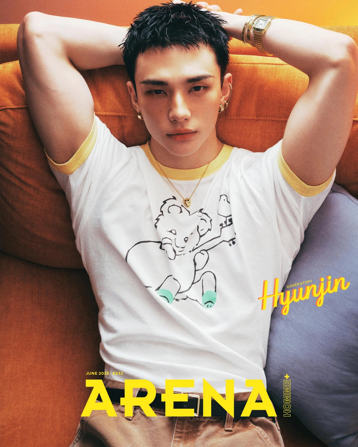 ARENA HOMME MAGAZINE - JUNE '25 (Stray Kids HYUNJIN)