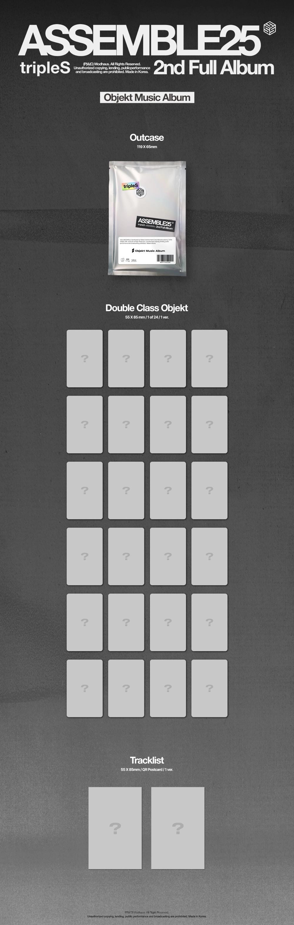 tripleS - ASSEMBLE25 (Objekt Music Album Ver)