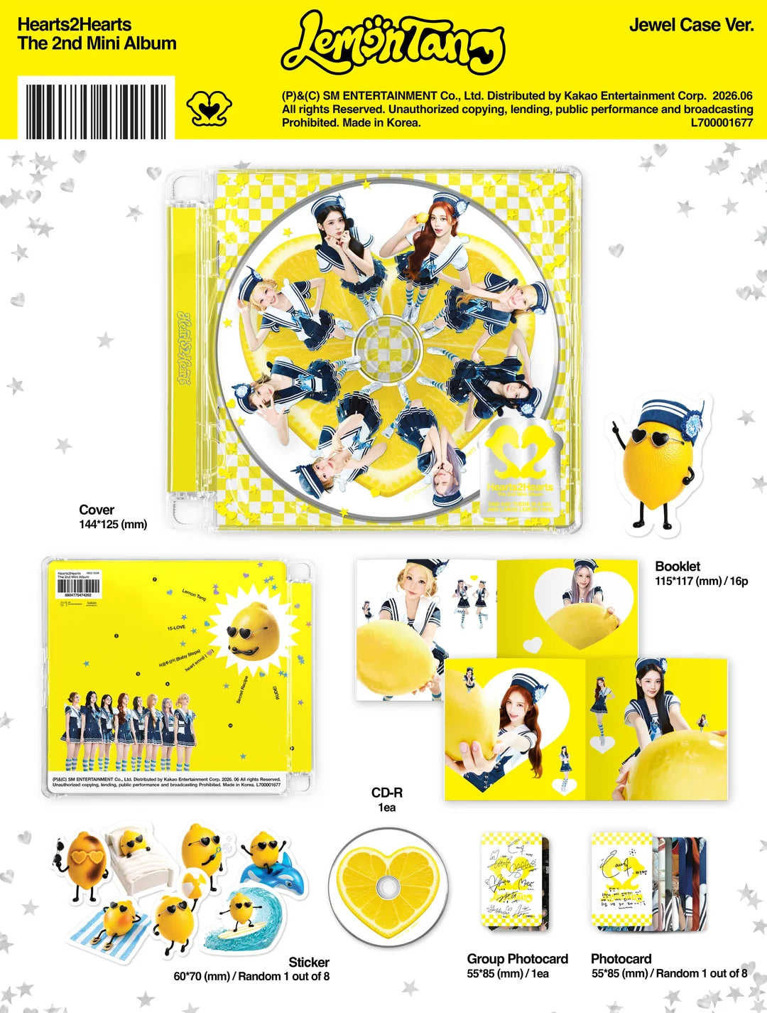 Hearts2Hearts - Lemon Tang (Jewel Case Ver.)