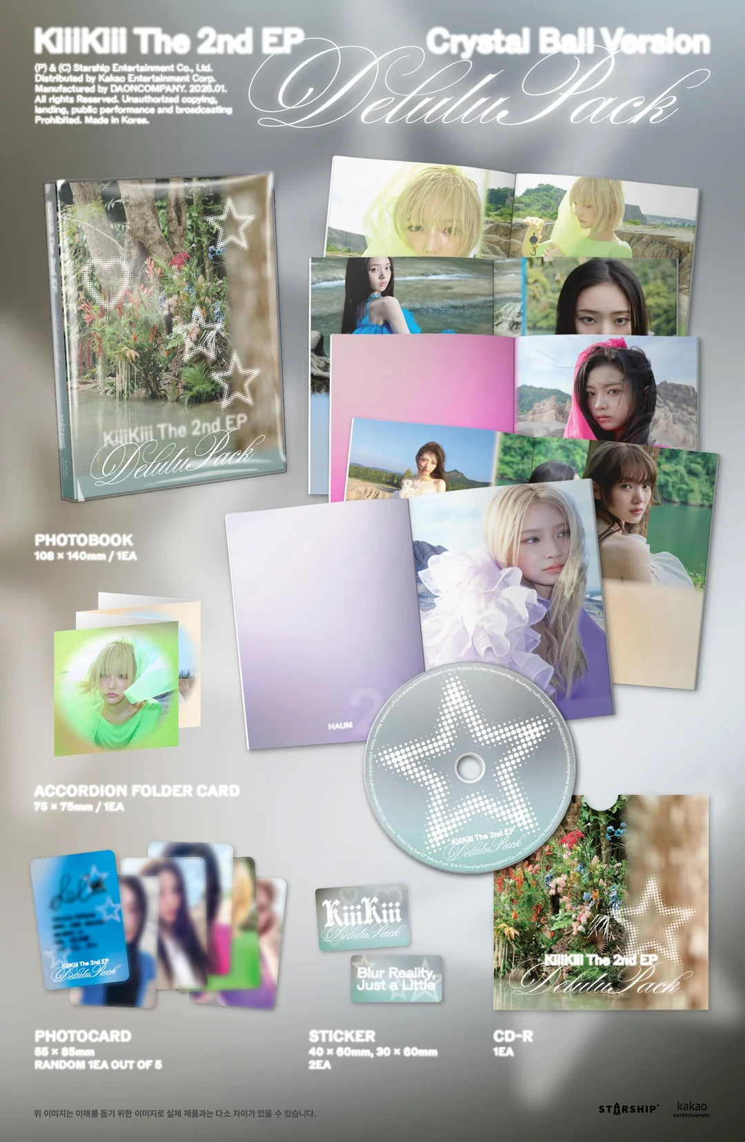 KIIIKIII - DELULU PACK (Crystal Ball Ver.)