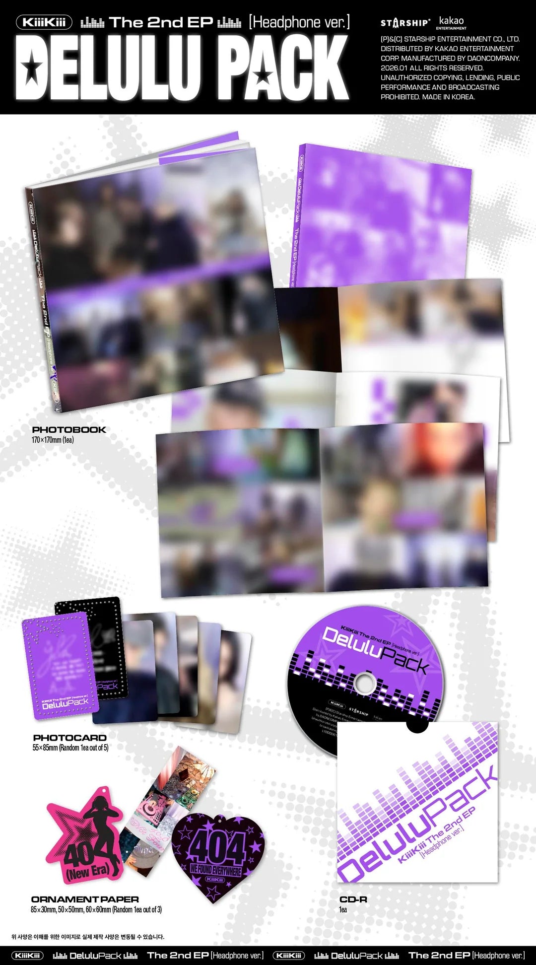 KIIIKIII - DELULU PACK (Headphone Ver.)