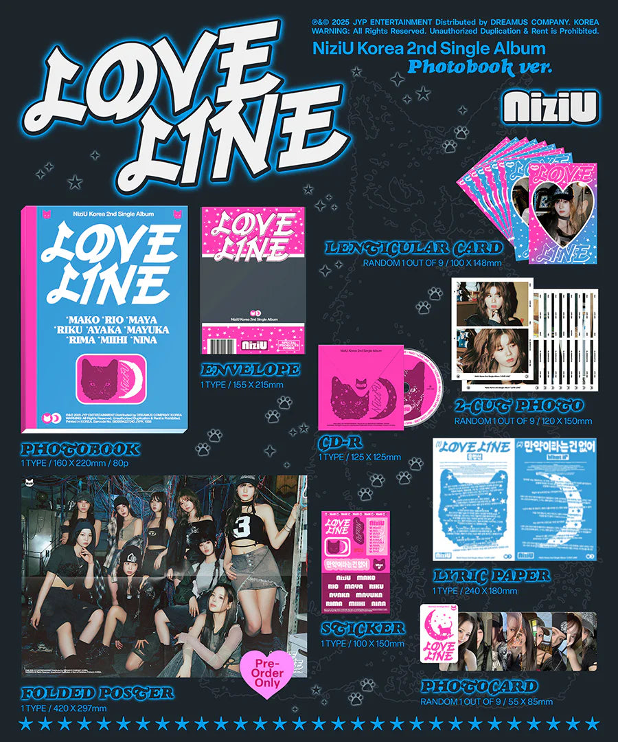 NiziU - LOVE LINE (Photobook Ver)