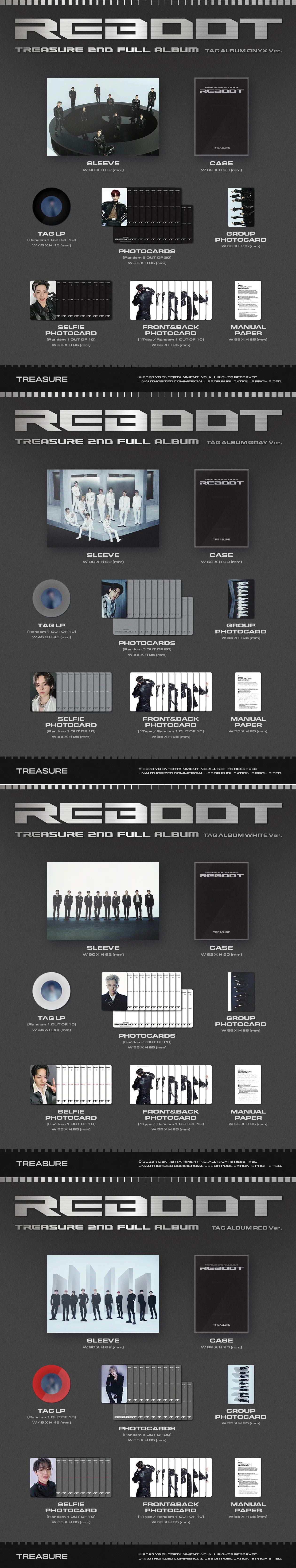 TREASURE - Reboot (YG TAG Ver.)