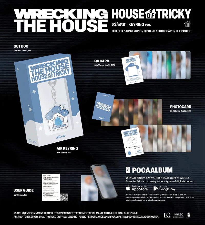xikers - HOUSE OF TRICKY : WRECKING THE HOUSE (KEYRING Ver.)