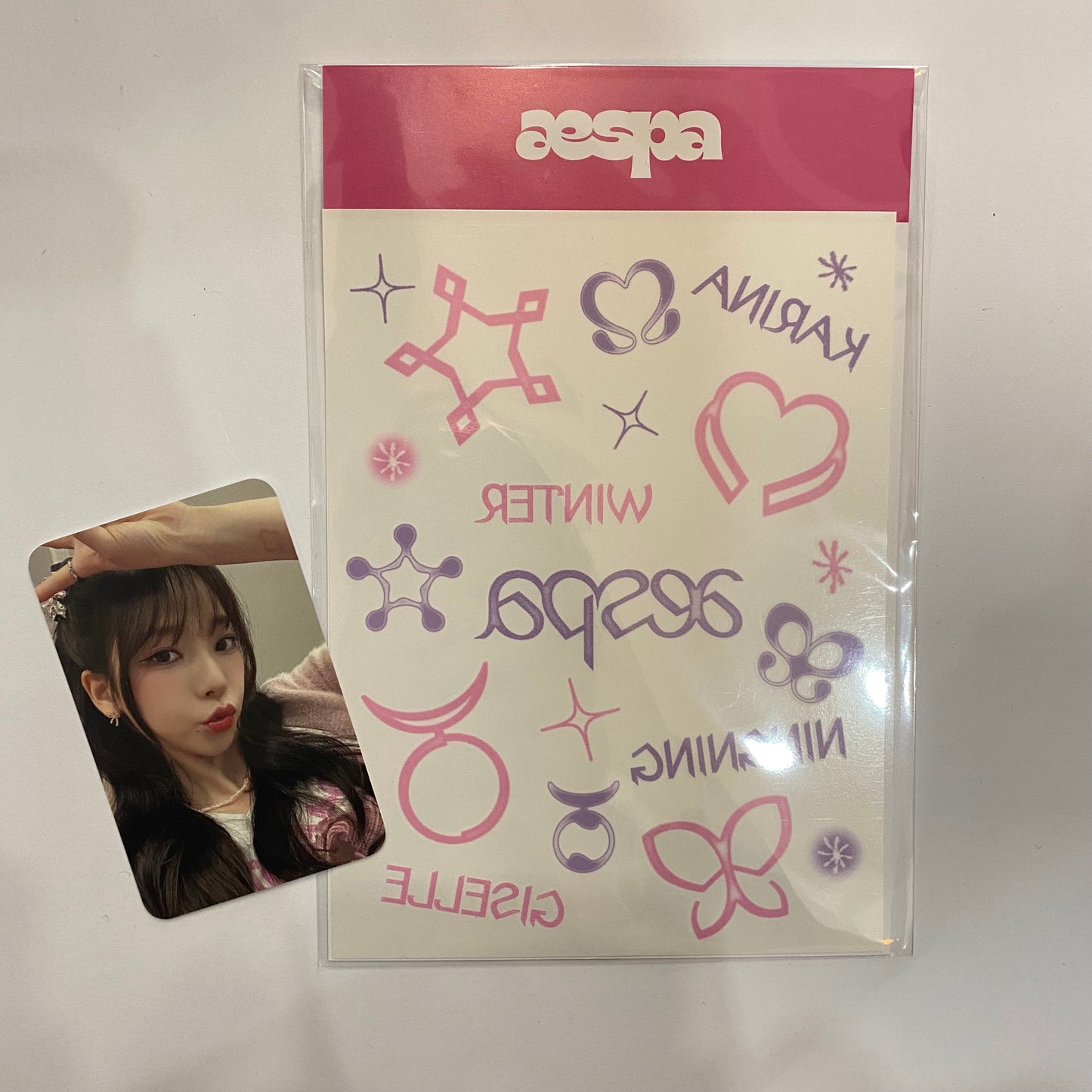 AESPA - Come to My illusion Tattoo Sticker Set